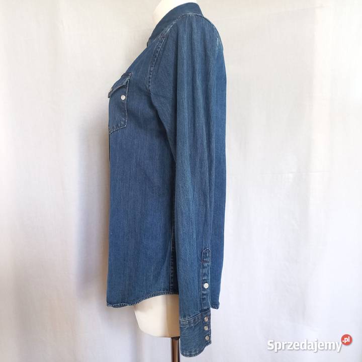 Koszula damska Jeans ciemny r L bawełna NOWA Bluzki i koszule Odzież damska