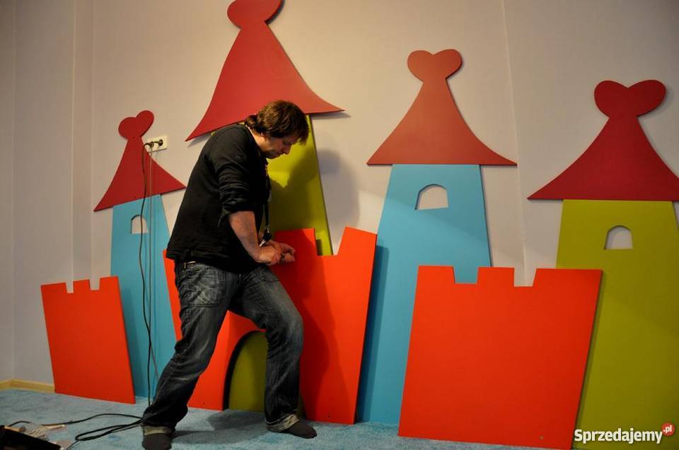 ZAMEK DUŻA DEKORACJA ŚCIENNA DZIECI DO Wilkowo