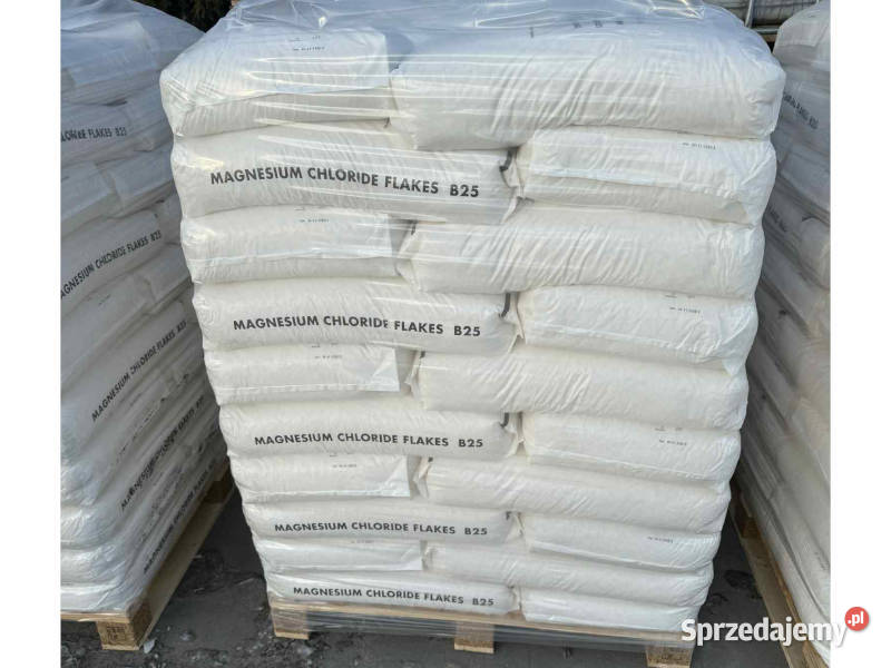 Chlorek magnezu płatki sól na lód paleta 1200 Wrocław