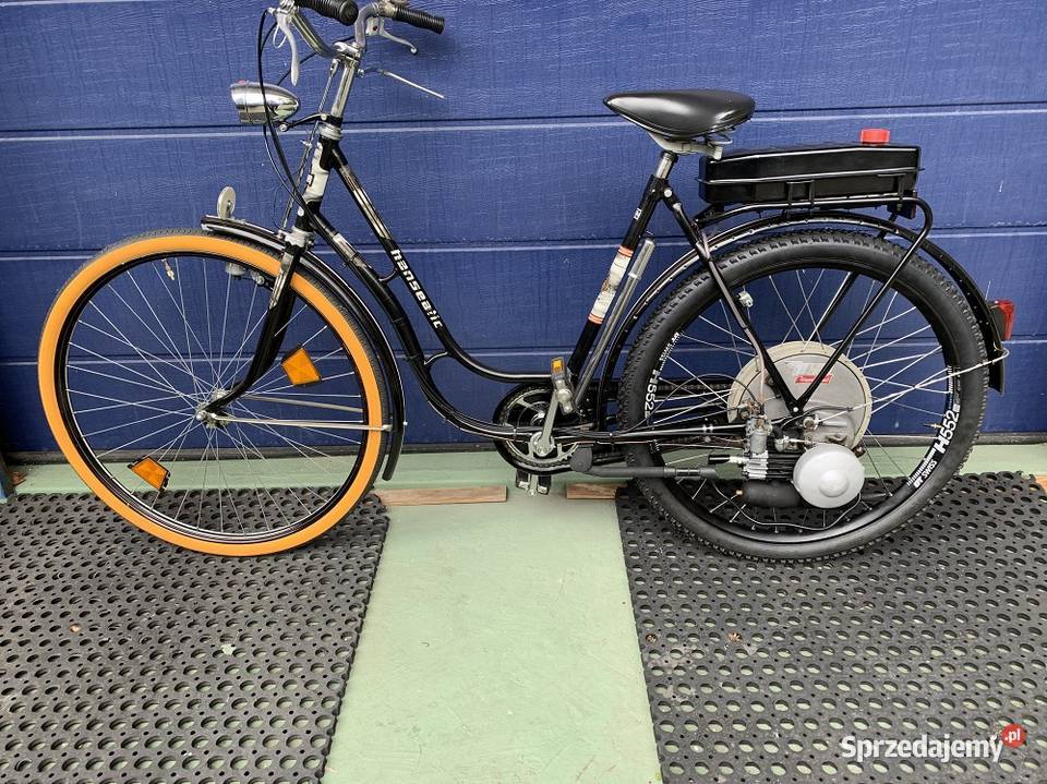 Silnik spalinowy w tylnym kole rowerowym mazowieckie sprzedam