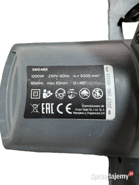 Pilarka tarczowa Graphite 58G486 Elbląg