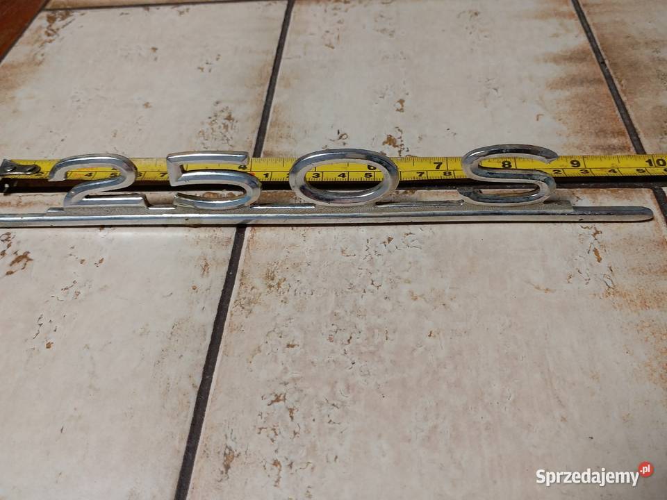OryginałMetalowy emblemat Mercedes W108 250S lubuskie