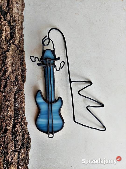 Zakładka do książki Gitara elektryczna witraż Piekary Śląskie sprzedam