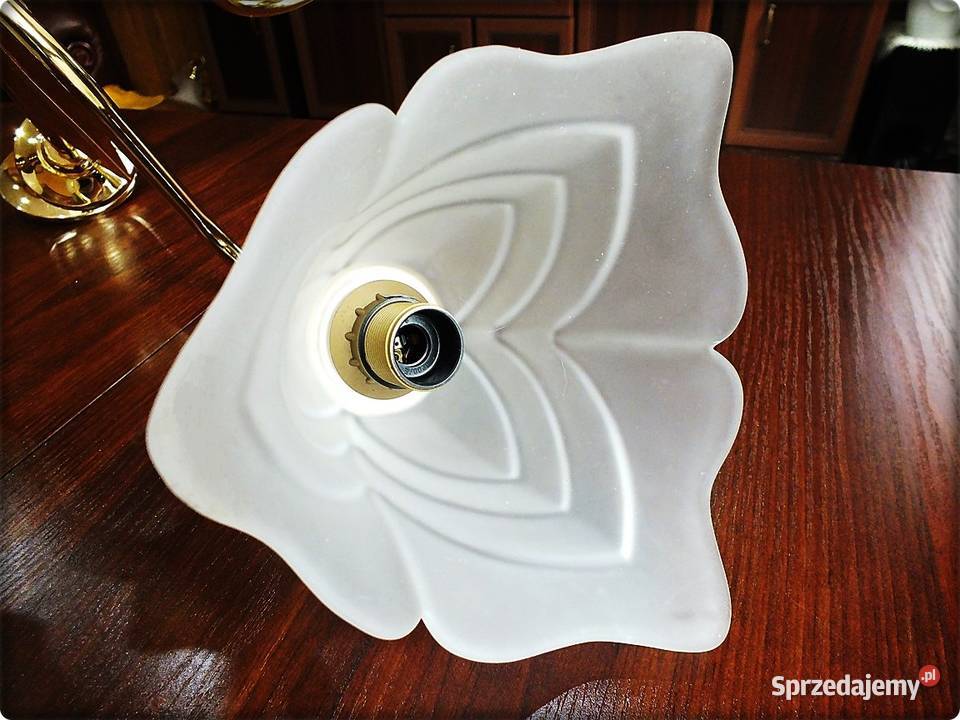 Złoty Żyrandol do salonu Piękna Lampa wisząca