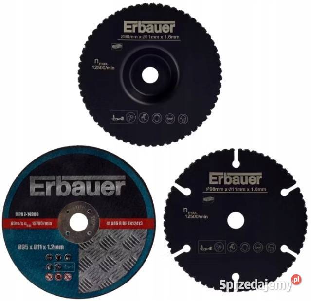 Tarcze do mini piły Erbauer 18 V EMCS18Li 3 małopolskie sprzedam