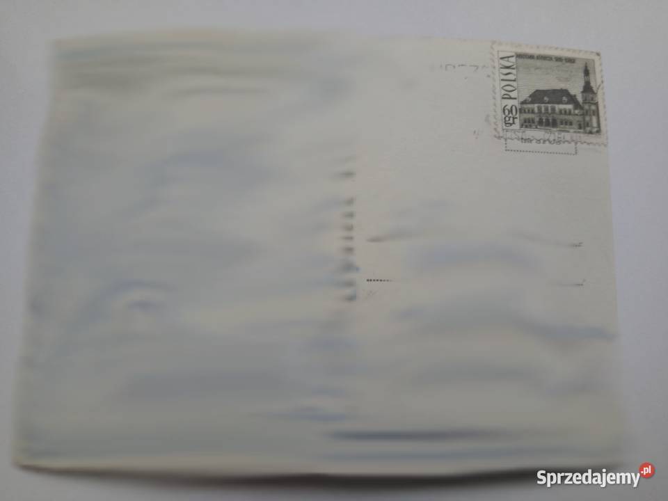 Pocztówka Katowice lata 70te PRLu Znaczek Dąbrowa Górnicza