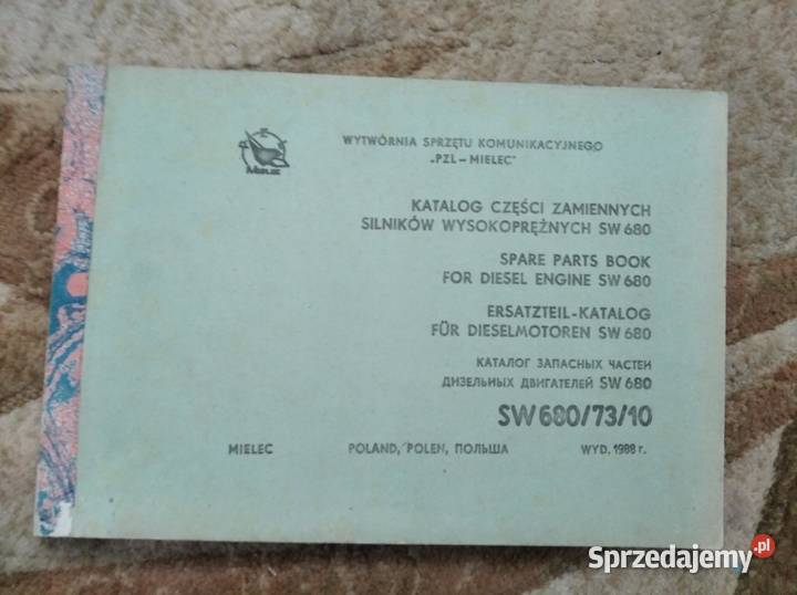 Katalog części silników wysokoprężnych SW Lublin