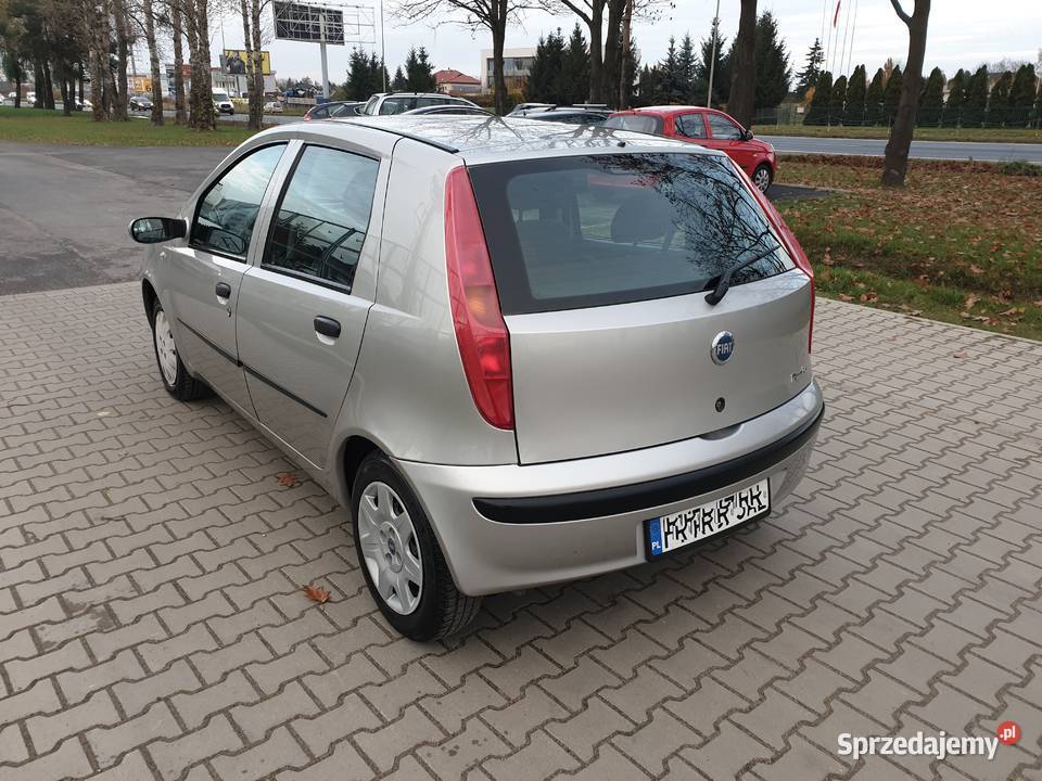 Fiat Punto 12 Benzyna 2004 Automat 5 d Wspoma Poznań