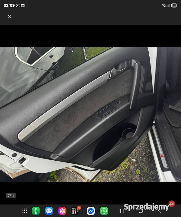 Fotele ankantara tapicerki audi Q7 Szymanów sprzedam
