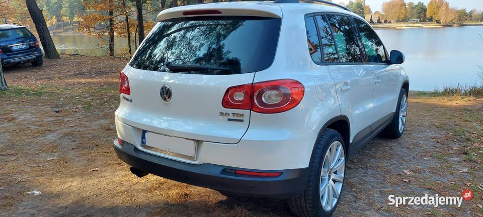 VW Tiguan I 20 iguan 2010r Biały Czarne Wnętrze 140KM Skarżysko-Kamienna