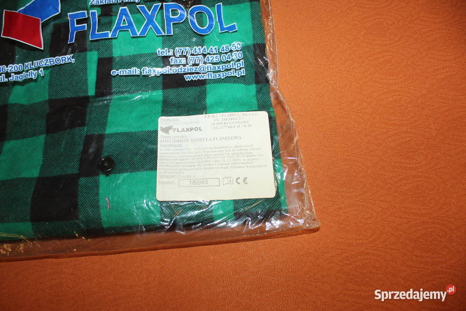 Koszula flanelowa Flaxpol rozmiar 18243 Chorzów