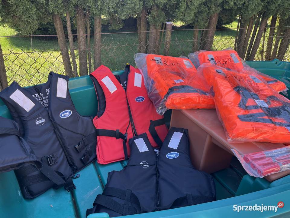 Kamizelka asekuracyjna na łódkie ponton