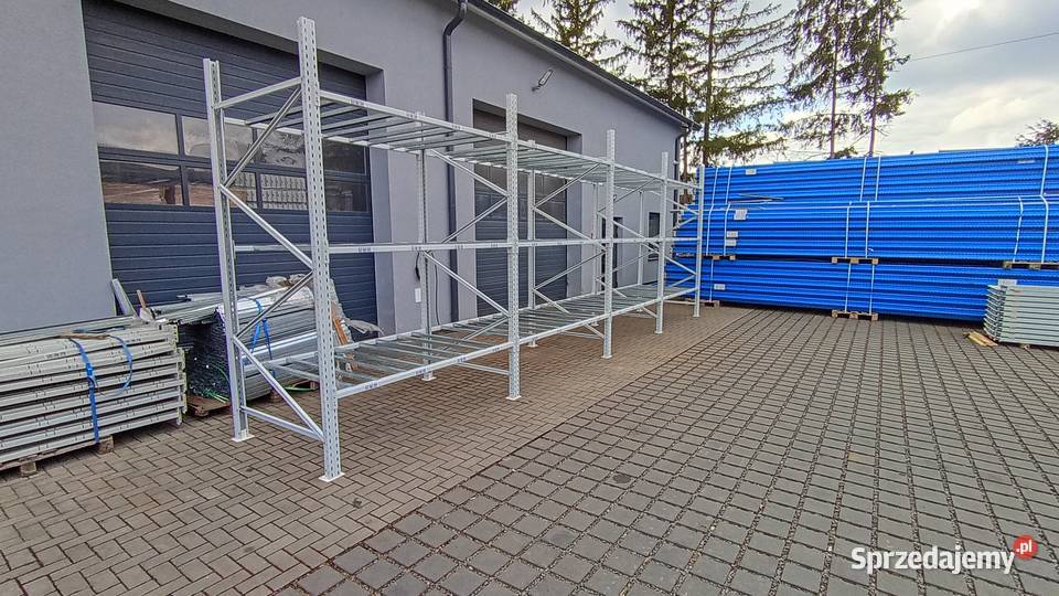 Regał magazynowy półkowy H200 warsztatowy długi Kielce