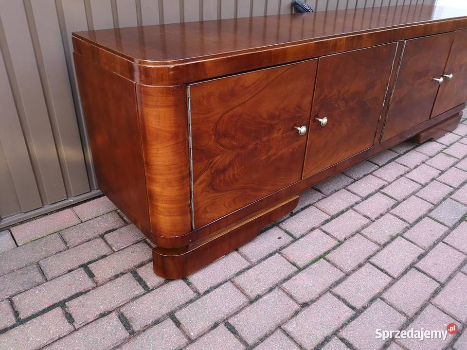 Komoda Szafka RTV 202 ARTDECO Orzech Niska Stara Swarzędz