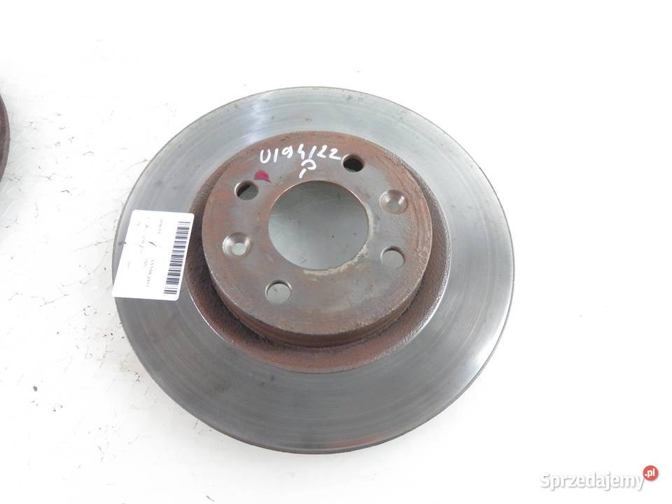 TARCZA HAMULCOWA PRZÓD DACIA SANDERO I KOMPLET osobowe