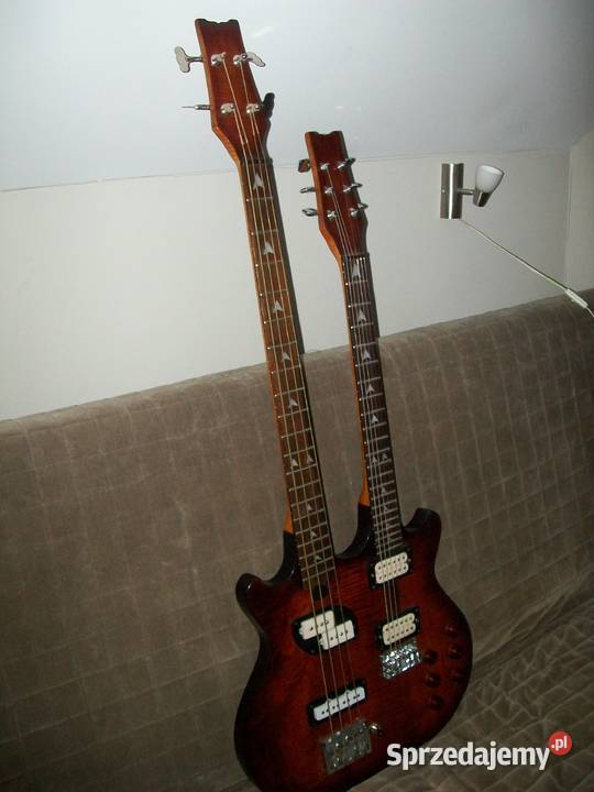 Gitara lutnicza dwugryfowa szóstka bass stały Tarnowskie Góry