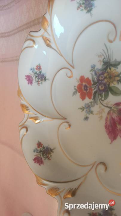 Patera z różowym tulipanem Ilmenau Made in Gdańsk sprzedam