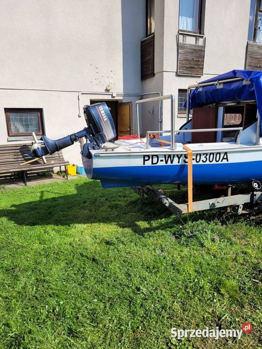 Łódka bez wymaganego patentu przyczepka Sokoły