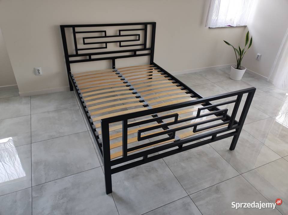 Łóżko metalowe nowoczesne 140x200 Łańcut