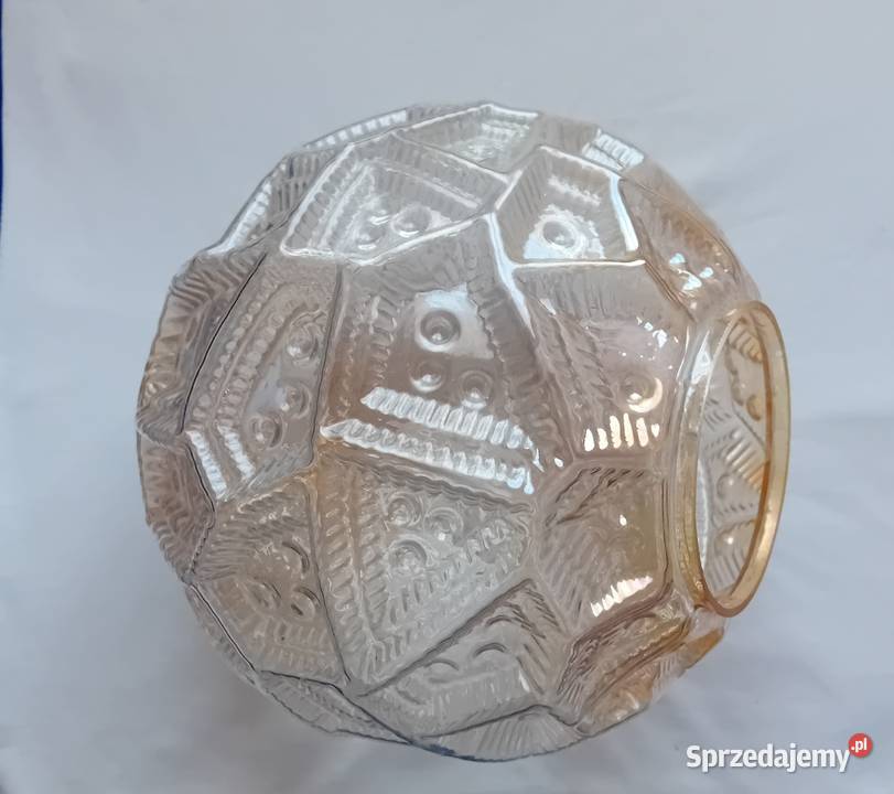Iryzowany klosz do lampy Space Age Mid Century wielkopolskie Koźminek