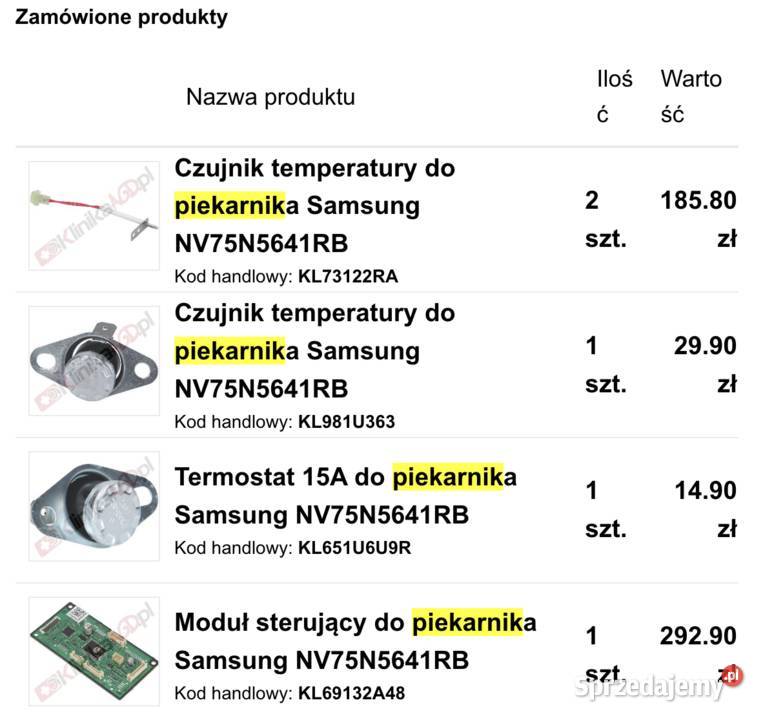 Piekarnik Samsung Dual Cook NV75N5641RB Lubartów