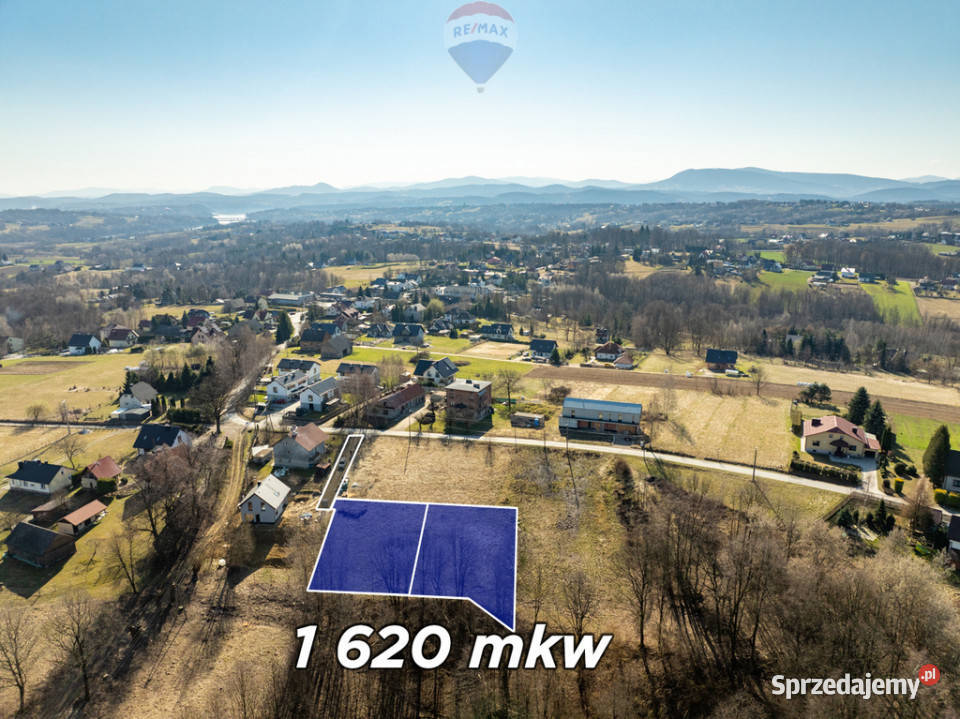 Działki budowlane Siepraw 8 ar z dala S7