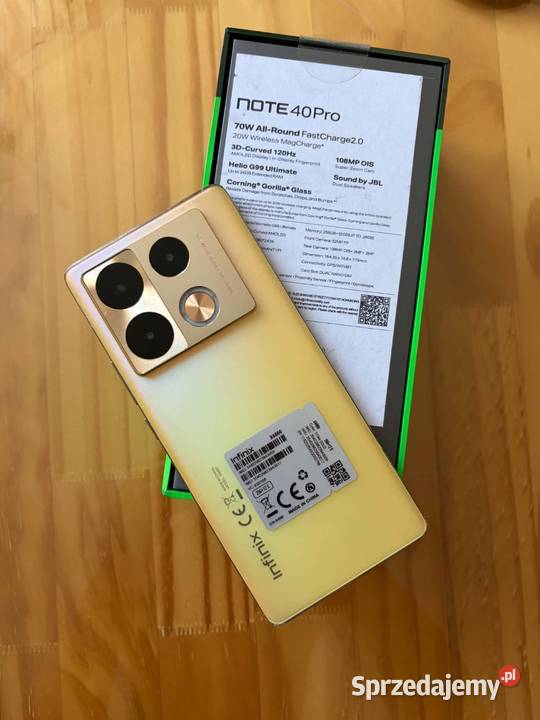 Infinix Note 40 Pro 12GB256GB Mysłowice