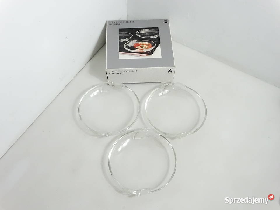 Nowy Zestaw Vintage WMF Orchidee 3x Szklane Biłgoraj