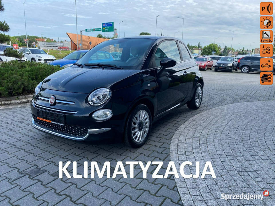 Fiat 500 DOLCEVITA TABLET klima tempomat DRL komputer pokładowy śląskie Żory
