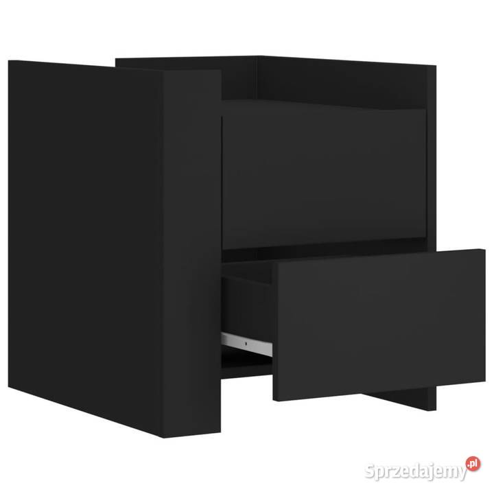 Szafka nocna czarna 45x50x50 materiał