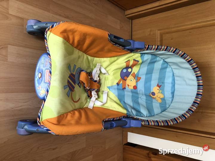 Wygodny Bujaczek Leżaczek Fisher Zwierzątka