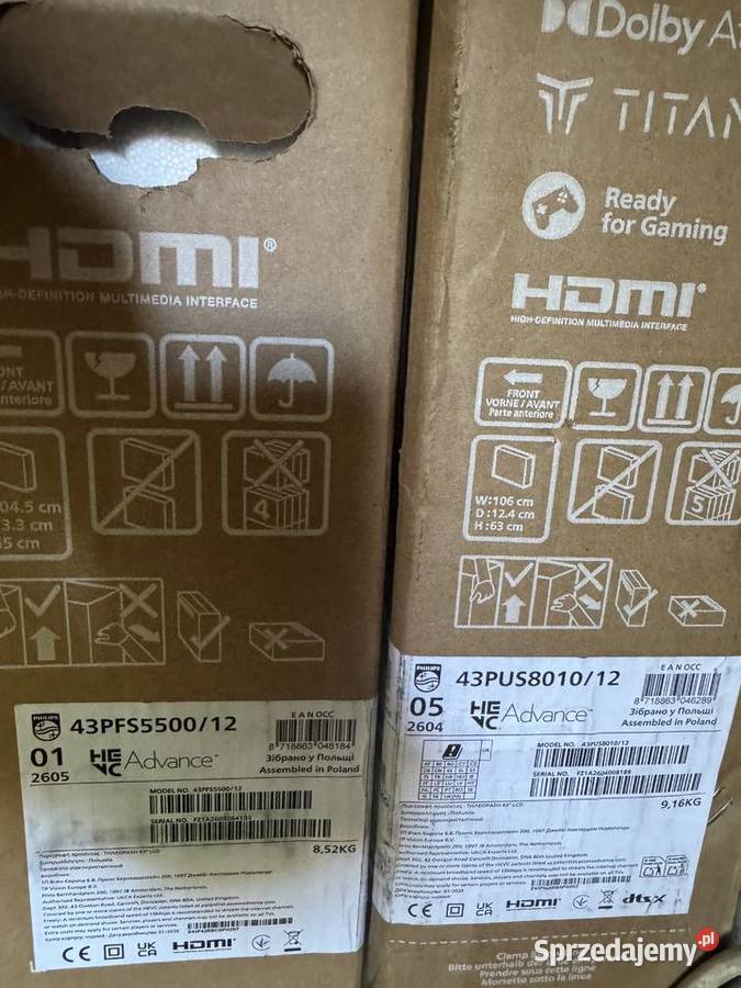 Telewizor Philips Ambilight 65 43 Ząbkowice Śląskie