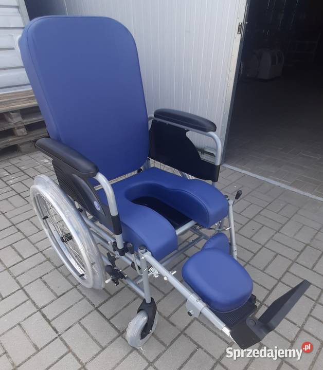 Wózek specjalny z dodatkową funkcją toalety Sprzęt rehabilitacyjny i ortopedyczny Syców