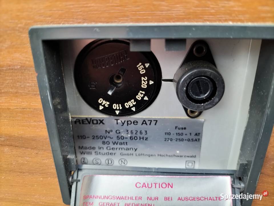 REVOX A77 magnetofon szpulowy Leszno