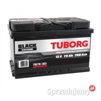 Akumulator Tuborg Black 12V 78Ah 760A L wielkopolskie Luboń
