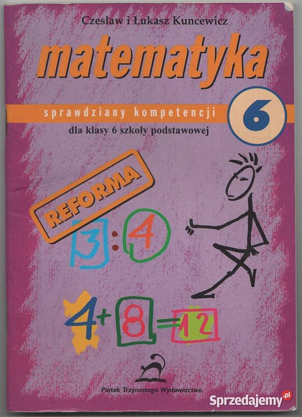 MATEMATYKA SPRAWDZIANY KOMPETENCJI KLASY