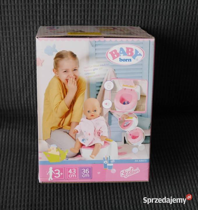 Zapf Baby Born nocnik lalki z dźwiękiem różowy dolnośląskie Wrocław