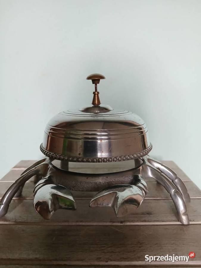 Stary dzwonek hotelowy KRAB w stylu Art Deco Antyki małopolskie Kraków