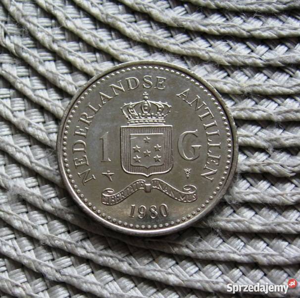 Antyle Holenderskie 1 Gulden 1980r Kolekcje wielkopolskie Kalisz sprzedam