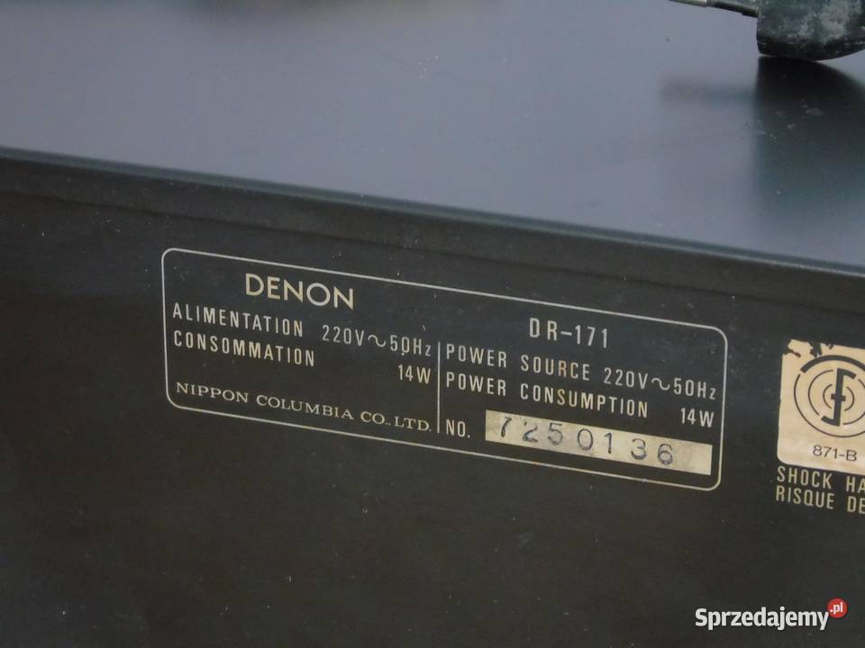 Magnetofon Demon DR 171 sprawny WYSYŁKA Magnetofony
