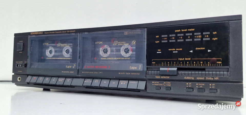 Soundwave Cassette Deck magnetofon DD500AR DD Magnetofony wielkopolskie Międzychód