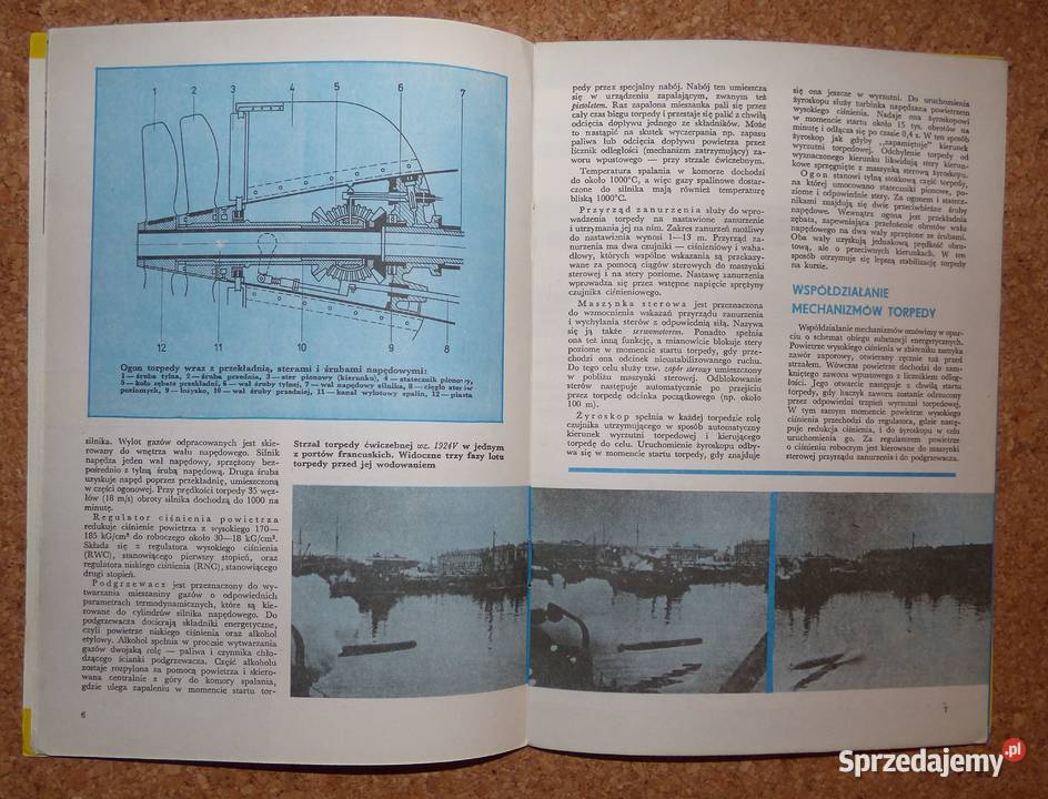 W Komorowski Torpeda francuska wz 1924 Książki naukowe i popularnonaukowe Książki i Podręczniki Warszawa