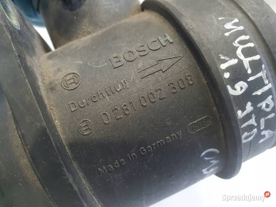 PRZEPŁYWOMIERZ Fiat Multipla 19 JTD POWIETRZA osobowe lubelskie sprzedam