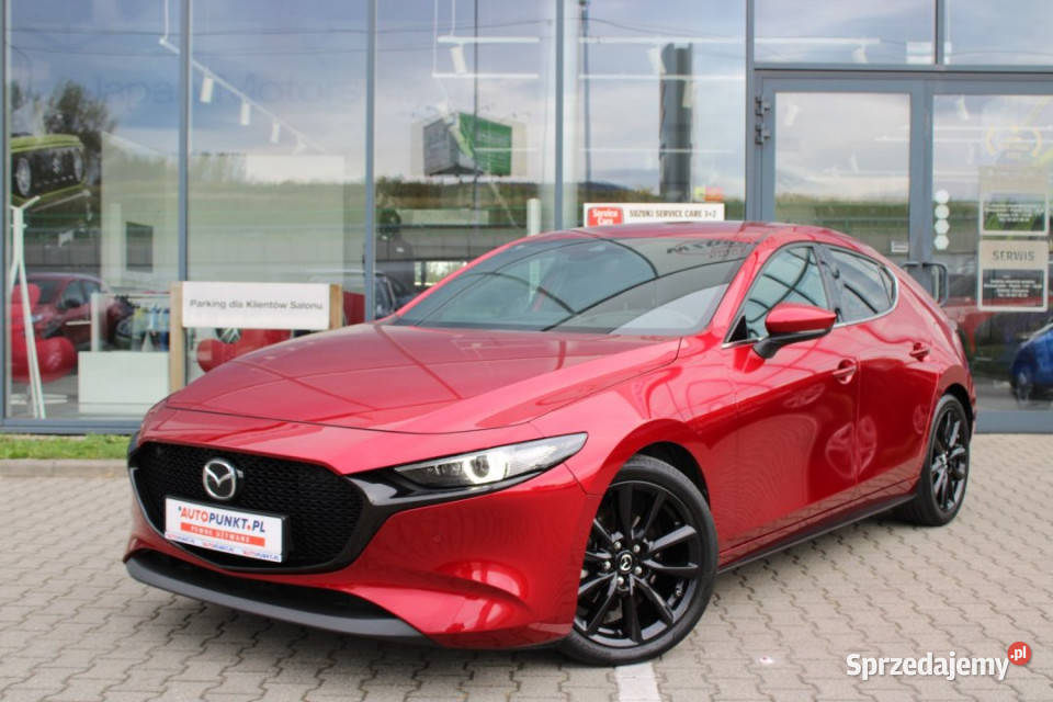 Mazda 3, 2019r. Fv23%, FullLED, Kamera, Grzane Fotele + Kierownica, NAVI