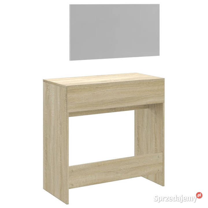 Toaletka z lustrem dąb sonoma 80x39x80 WM840704 Dom i Ogród Warszawa
