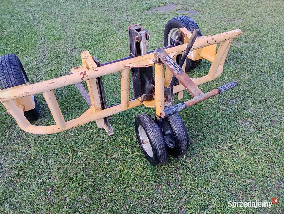 Wózek paleciak na budowę do kostki brukowej itp