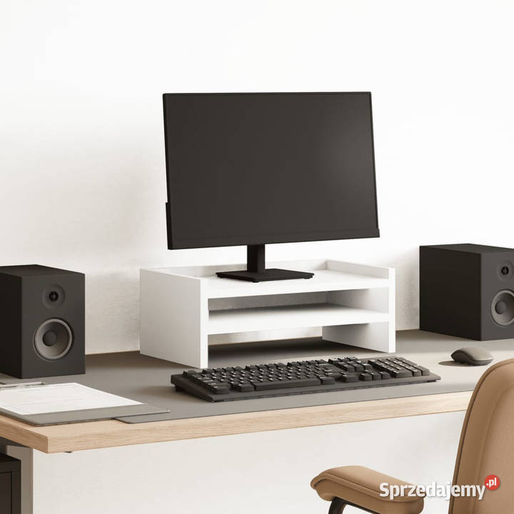 Podstawka na monitor biała 42x24x16 WM854715 mazowieckie