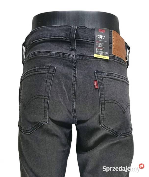 Jeansy Levis Skinny Taper męskie szare nowe oryg śląskie Tarnowskie Góry sprzedam