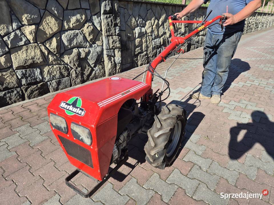 Ciągnik ogrodowy Herkules UE 600 1996 osprzęt małopolskie Mszana Dolna