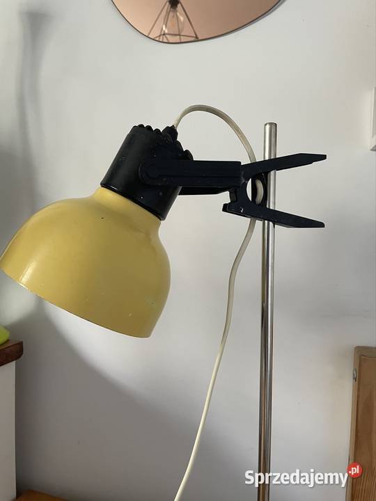 Lampa biurkowa stołowa PRL Polamp Gdańsk
